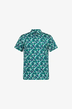 Ralph Lauren Mens Rlx Performance Printed Stretch-Woven Shirt