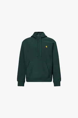Carhartt Mens American Script Regular-Fit Cotton-Blend Hoody