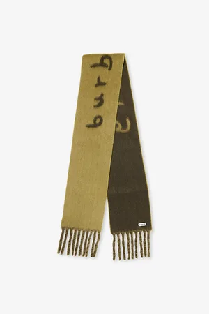 Burberry Reversible Logo-Jacquard Alpaca-Blend Scarf