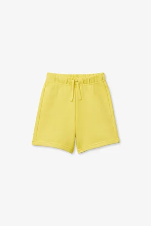 Benetton Bermuda Printed-Logo Cotton Shorts 18 Months-6 Years