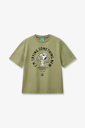 Benetton Graphic-Print Short-Sleeve Cotton T-Shirt 6-14 Years