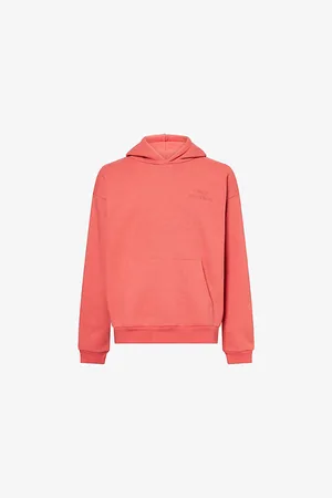 Obey Mens Studios Brand-Embroidery Cotton-Blend Hoody