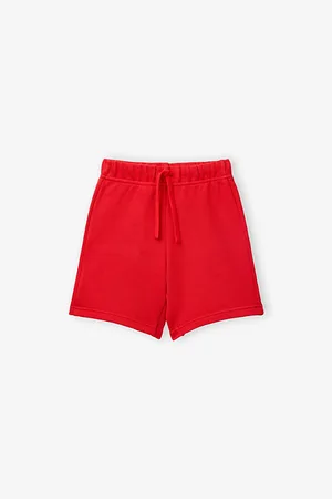 Benetton Bermuda Printed-Logo Cotton Shorts 18 Months-6 Years
