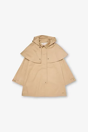 Chloé Detachable-Cape Cotton-Gabardine Trench Coat