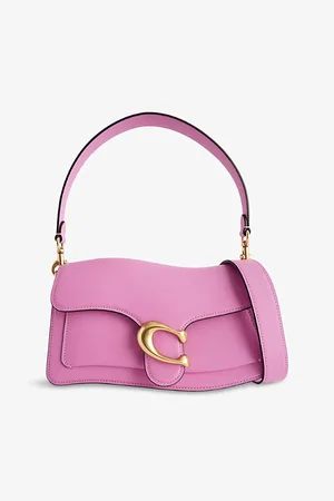 Coach Womens Tabby Twisted Leather Shoulder Bag