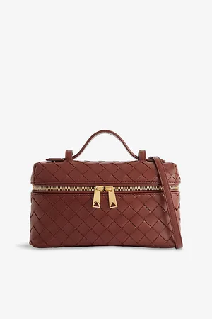 Bottega Veneta Womens Bang Bang Leather Cross-Body Bag