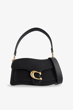 Coach Womens Tabby Twisted Leather Shoulder Bag