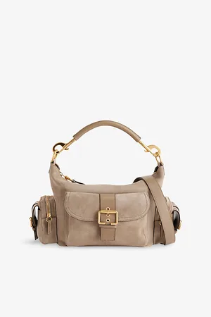 Chloé Womens Camera Medium Suede Cross-Body Bag