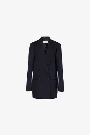 DRIES VAN NOTEN Womens Blink Double-Breasted Wool Blazer