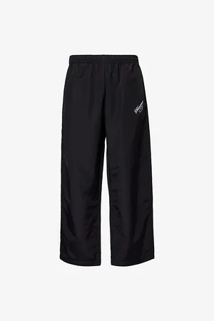 Willy chavarria Mens Ruff Rider Embroidered Track Jogging Bottoms
