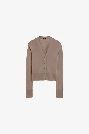 Joseph Womens Cashair V-Neck Cashmere Cardigan