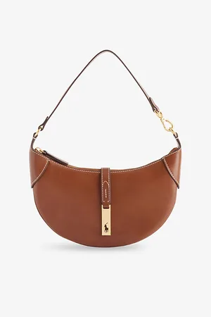 Ralph Lauren Womens Polo Id Mini Leather Shoulder Bag