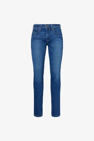 Paige Mens Federal Slim Straight-Leg Stretch-Denim Jeans