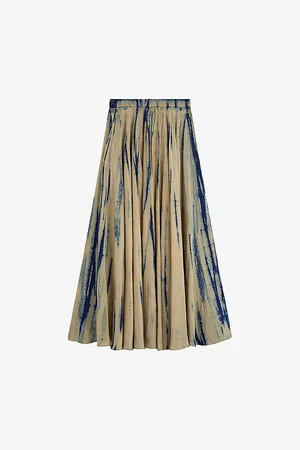 Joseph Womens Sully Tie-Dye Silk Maxi Skirt