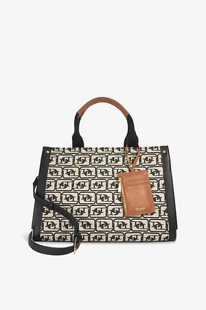 Dune Womens Dialect Branded Fabric Tote Bag