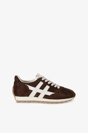 Hogan Womens Allacciato H 671 Suede Low-Top Trainers