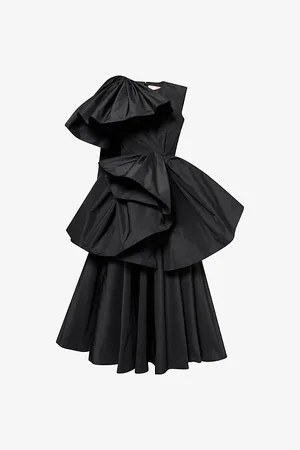 Roksanda Womens Saba Bow Woven Maxi Dress