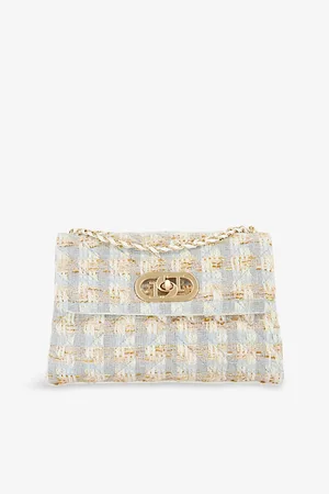 Dune Womens Regent Small Boucle Shoulder Bag