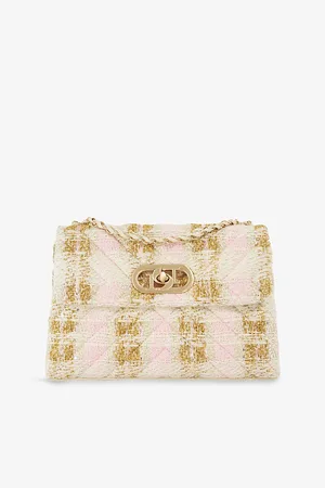 Dune Womens Regent Small Boucle Shoulder Bag