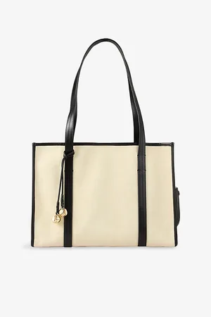Sandro Womens Medium Canvas Tote Bag