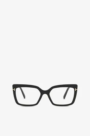 Tom Ford Womens Tr001955 Rectangle-Frame Acetate Sunglasses