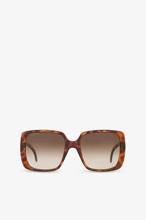 Gucci Gc001665 Rectangle-Frame Injected Sunglasses