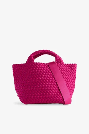 Naghedi Womens St. Barths Small Woven Tote Bag