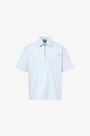 Dickies Mens Ranch Patch-Pocket Stretch-Cotton Blend Shirt
