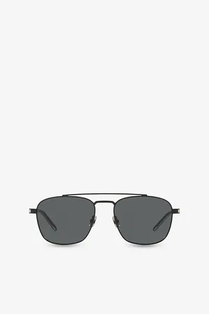 Saint Laurent Ys000566 Sl 665 Pilot-Frame Metal Sunglasses