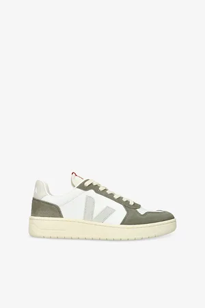 Veja Mens V-82 Leather Low-Top Trainers