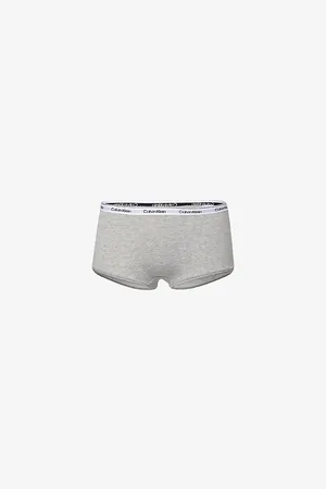 Calvin Klein Womens Icon Logo Pack Of Three Stretch-Cotton Boy Shorts