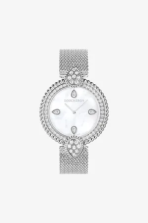 Boucheron Serpent Bohème Stainless Steel and 1.21ct Diamond Quartz Watch