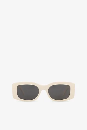 Céline Cl40282U Triomphe Rectangle-Frame Acetate Sunglasses