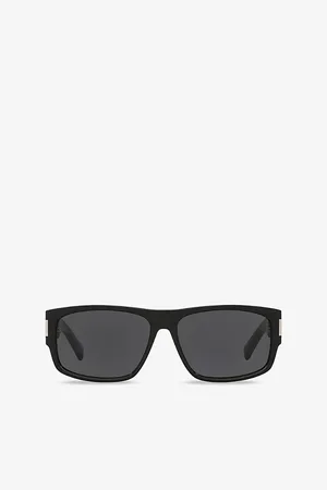 Saint Laurent Sl 689 Rectangle-Frame Acetate Sunglasses