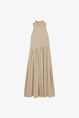 Reiss Womens Blake Sleeveless Jersey Midi Dress