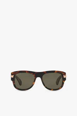 Gucci Gg1517S Square-Frame Acetate Sunglasses