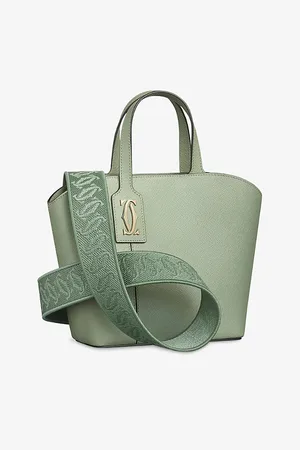 Cartier Womens C De Mini Leather Tote Bag