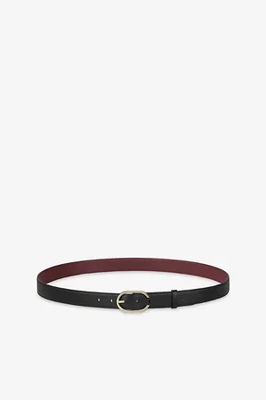 Cartier Womens Capital C De Reversible Leather Belt