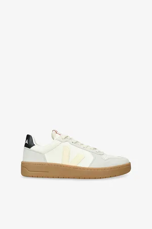 Veja Mens V-82 Leather Low-Top Trainers