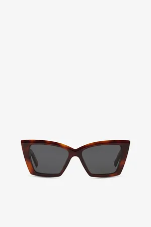 Saint Laurent Womens Sl657 Cat-Eye Frame Acetate Sunglasses