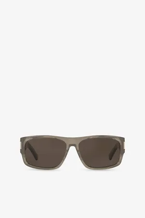 Saint Laurent Womens Ys000575 Sl 689 Rectangle-Frame Acetate Sunglasses