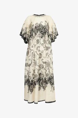 ZIMMERMANN Womens Rhiannon Floral Silk Maxi Dress