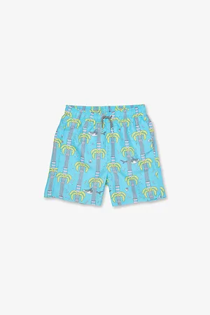 BOARDIES Atlantis Graphic-Pattern Shell Swim Shorts 1 -13 Years