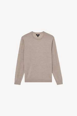 Reiss Mens Wessex Crew-Neck Regular-Fit Merino-Wool Jumper