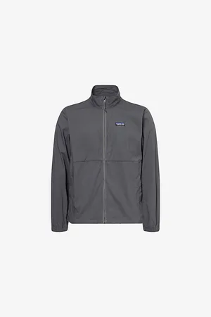 Patagonia Mens Nomader Branded-Patch Cotton-Blend Jacket