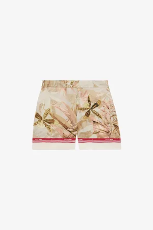 Reiss Womens x Nygb Santana Floral Striped Woven Shorts