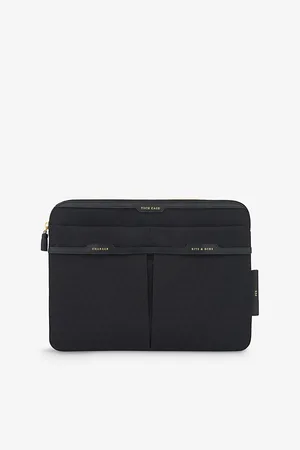 Anya Hindmarch Womens Technologo Case Logo-Print Nylon Pouch