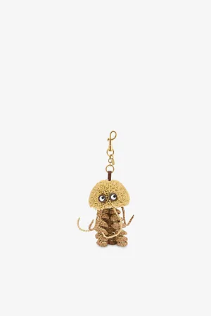 Anya Hindmarch Jellyfish Raffia Key Charm