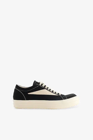 Rick Owens Mens Hollywood Vintage Canvas Trainers