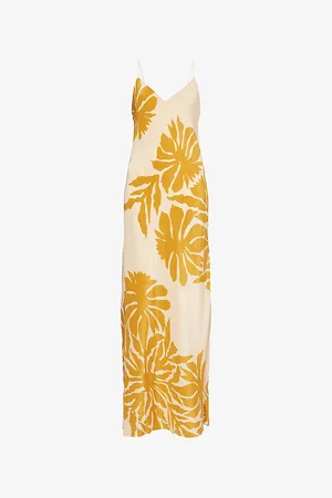JOHANNA ORTIZ Womens Tropical Harmony Floral-Print Silk Maxi Dress